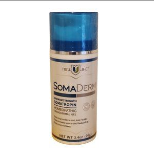 New Life SomaDerm Max Strenght Somatropin Homeopathic Transdermal Gel new